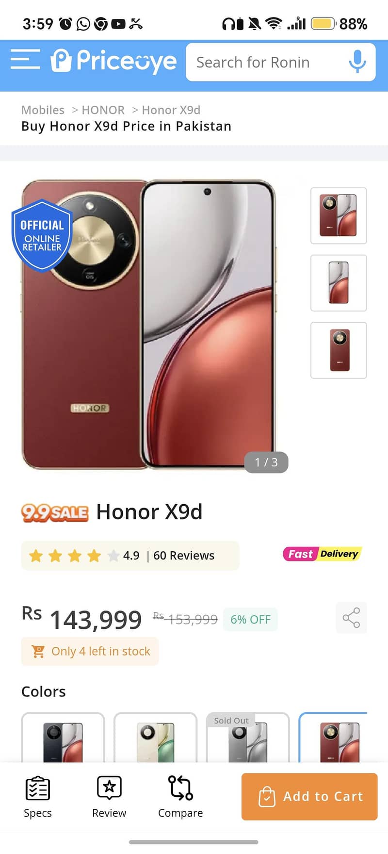 Honor X9d 6