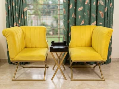 2 seater sofa L Shape with Coffee table