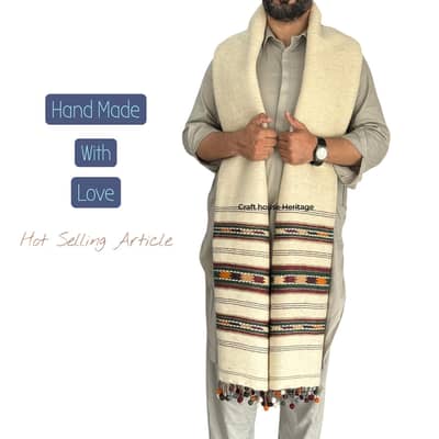Hand Made Shawl / Woolen Shawl / Winter Shawl / Traditional Shawl /