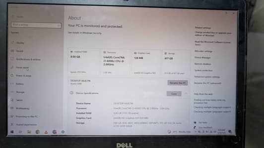 Dell P75G Laptop 6th Generation best for online Work