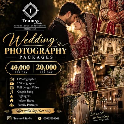 Wedding Photography / & Photographer/Videographer /Album's