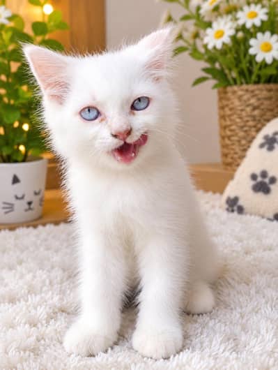 White kitten
