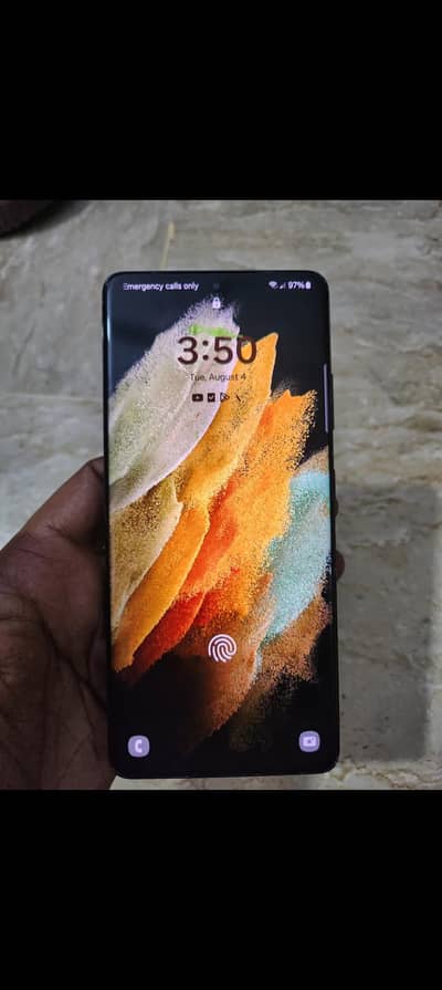 S21 Ultra Non PTA Dot on display