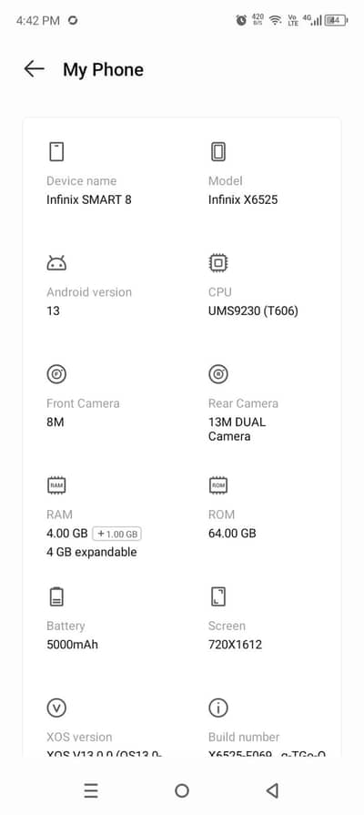 Infinix Smart 8