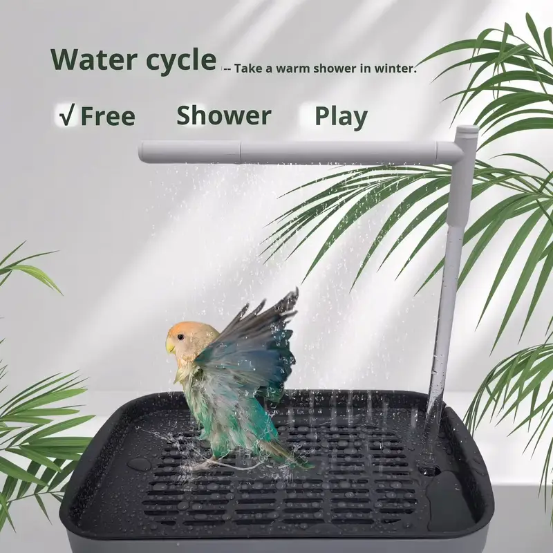 Bath Shower Parrot - Bird Bathing Basin with Automatic Circulation — photo 9