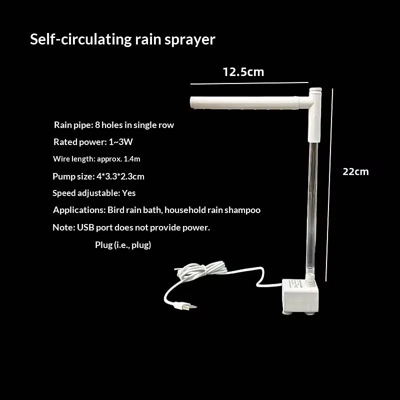 Bath Shower Parrot - Bird Bathing Basin with Automatic Circulation — photo 8