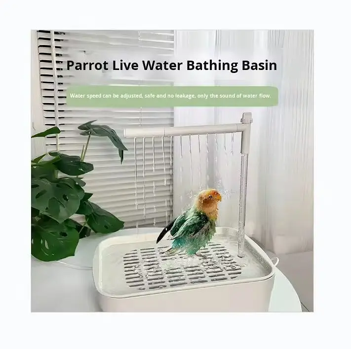 Bath Shower Parrot - Bird Bathing Basin with Automatic Circulation — photo 10