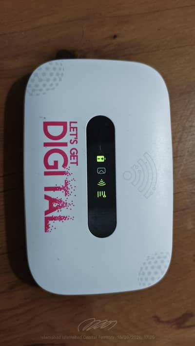 Rs 6500 zong wifi (only zong)