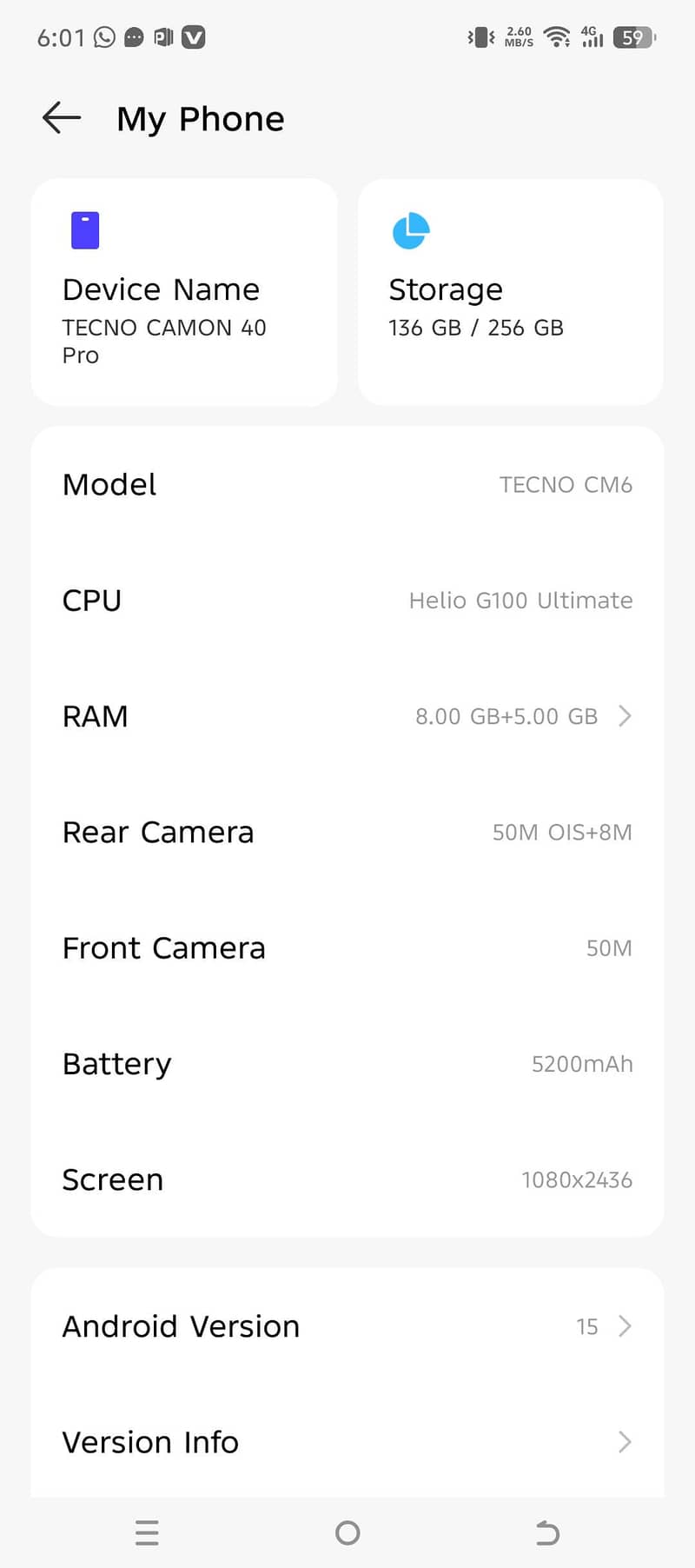 Tecno CAMON 40 Pro 1