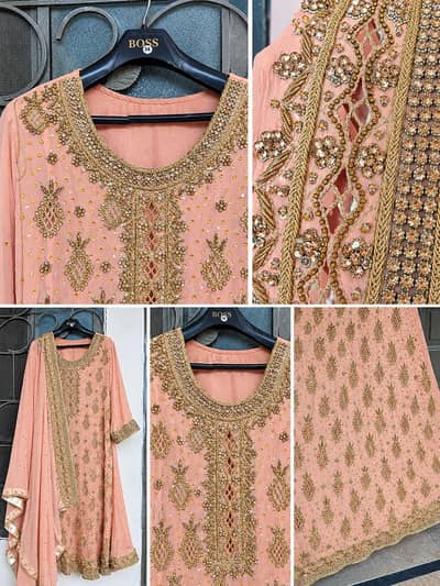 Hand made Pure fabric long maxi