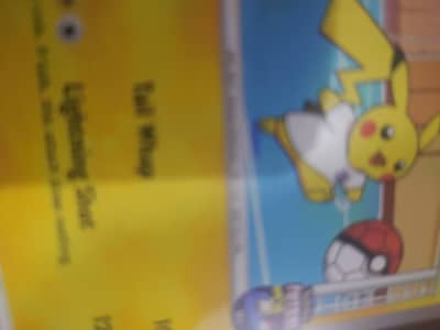 Pokemon on the ball card