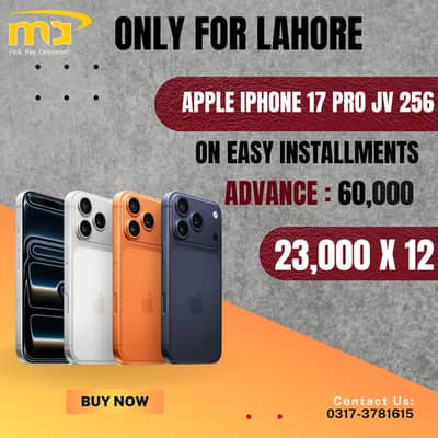 Apple iPhone 17 Pro JV On Easy Installment