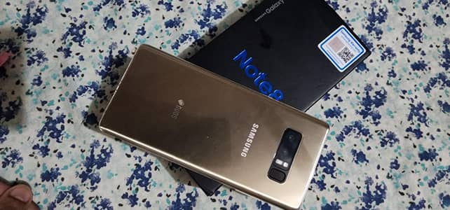 Samsung Mobile Note 8 official aprove with box