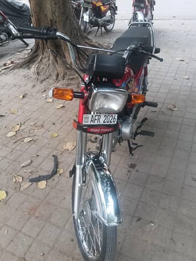 road prince 70cc 2026 unregistered bike