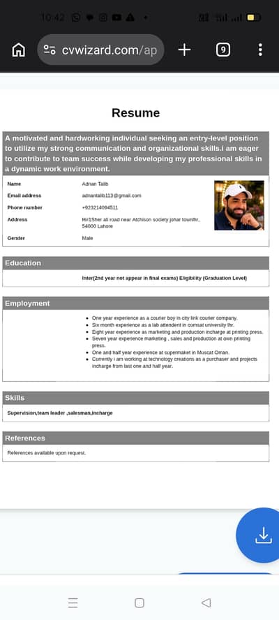 Urgent need of part time job