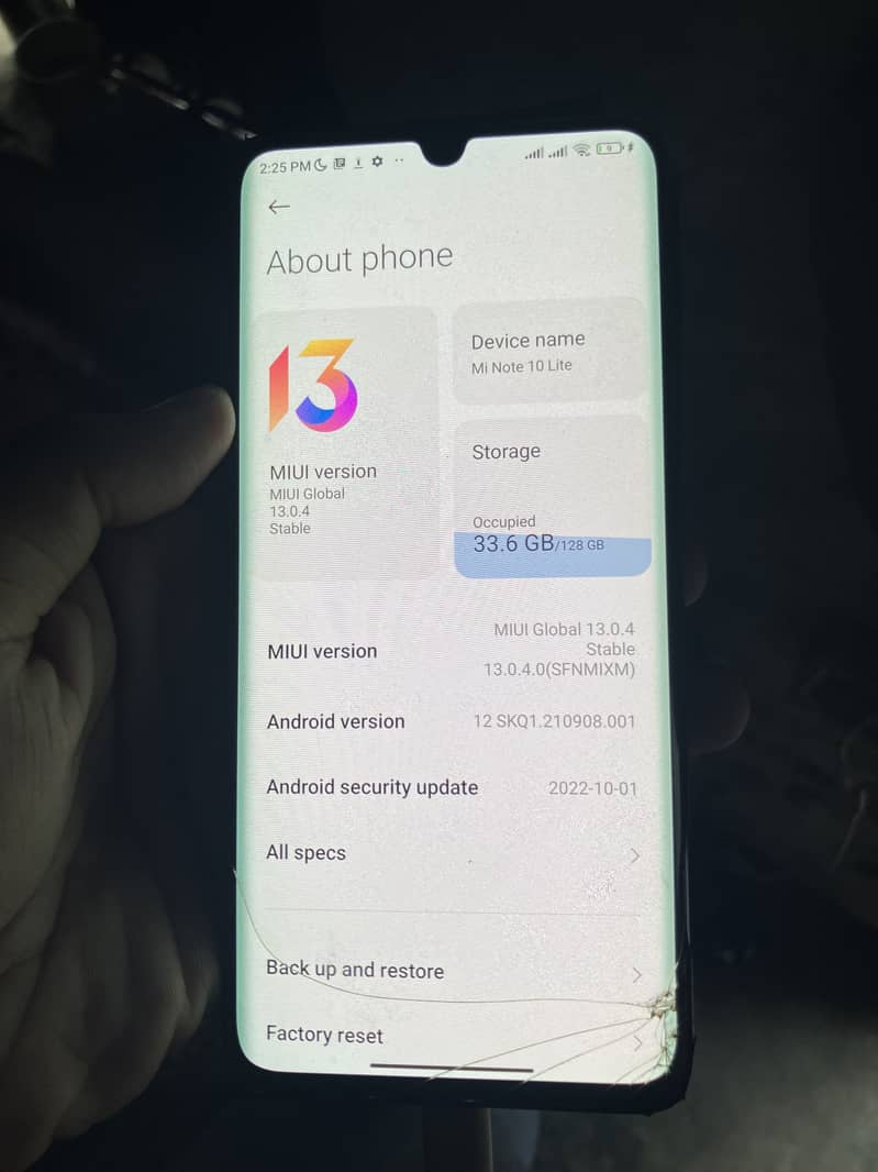 Xiaomi Mi Note 10 Lite 2