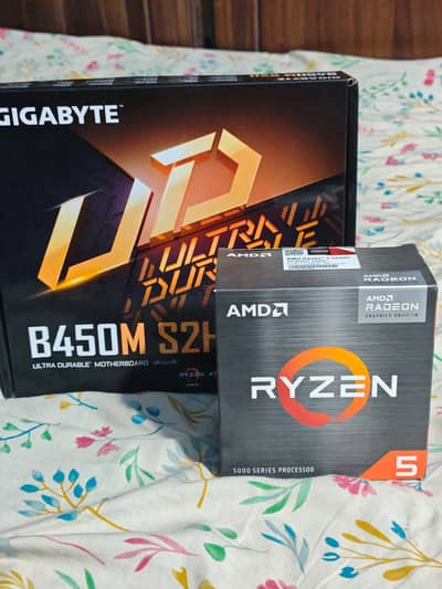 Ryzen 5 5600G+Gigabyte B450M S2H Motherboard