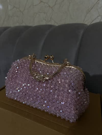 Hand beaded bag