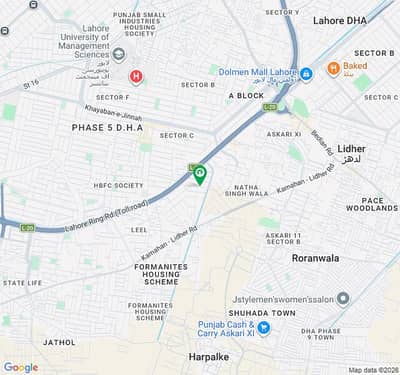 Near Park 1 Kanal Residential Plot For Sale In DHA Phase 5 Block M Lahore