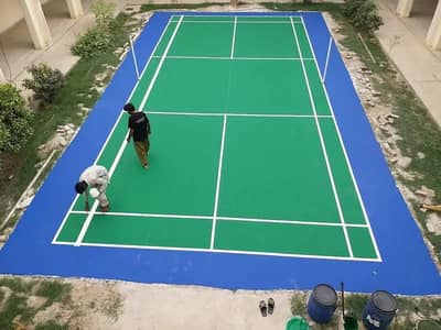 Sports Flooring/ Padel Court / Running Track / EPDM & Acrylic Coating