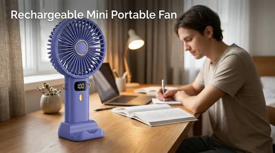 Rechargeable Mini Portable Fan