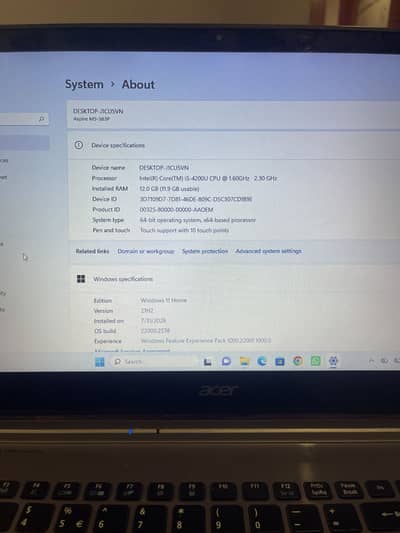 Acer Aspire M5-583P | Core i5 4th Gen | 12GB RAM | 128GB SSD | Touch