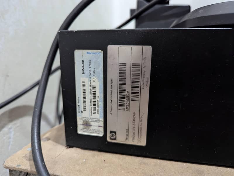 Core 2 duo CPU (HP). 6