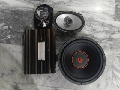 Kenwood Speakers + JBL Woofer + BM Classic Amplifier
