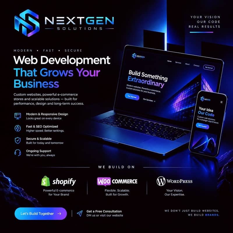Professional Website Development | Shopify | WordPress | WooCommerce 0
