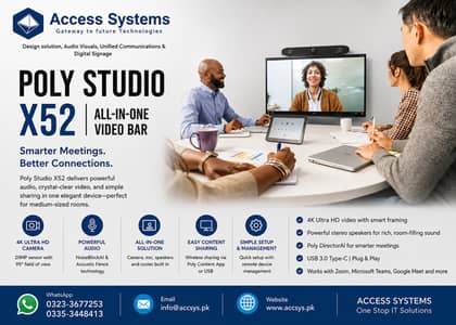 Audio Video Conferencing | Poly X50 | X52 | PolyG7500 | 0335-3448413