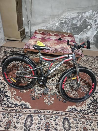 imported Morgan bicycle gears wali 26 inch wheels and disc breaks