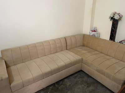L shaped sofa
