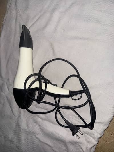 White & Black Hair Dryer – Handheld Hair Styling Dryer