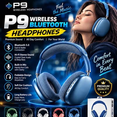 Wireless P9 Head phone