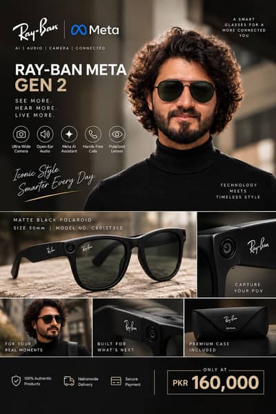 Meta Rayban Wayfarer Gen 2
