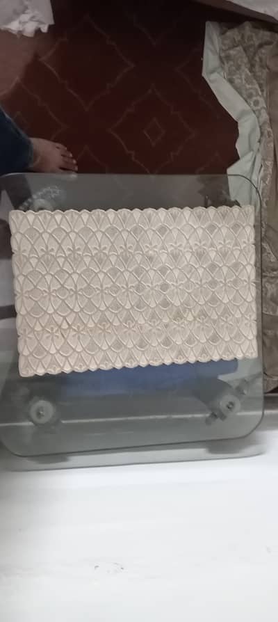 Glass table set