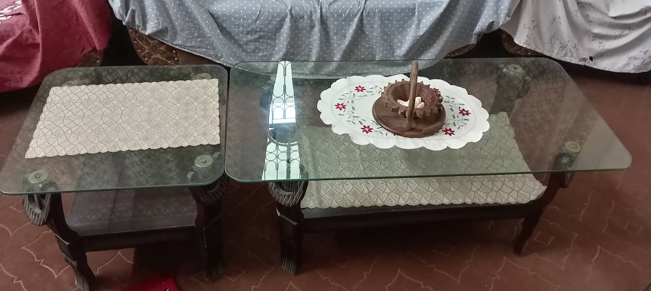 Glass table set 1