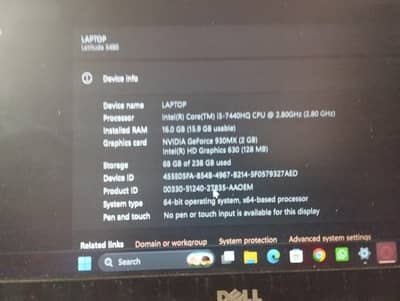Dell latitude 5480 For sale