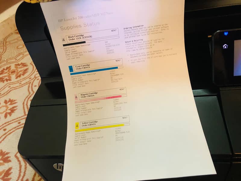 Laser colourful printer machine 12