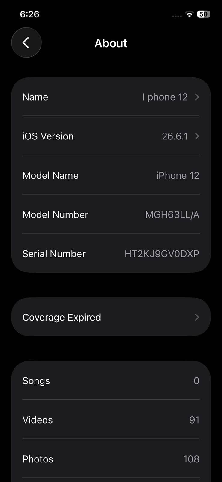 Apple iPhone 12 5