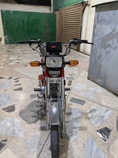 With Original Separate Head-light + 4 indicators + Break light