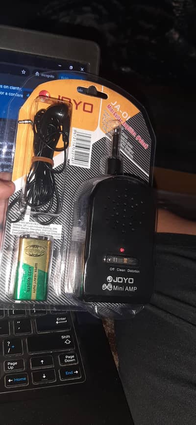 Joyo JA-01 Mini Guitar Amp + Custom Power Adapter (No Battery Needed!)