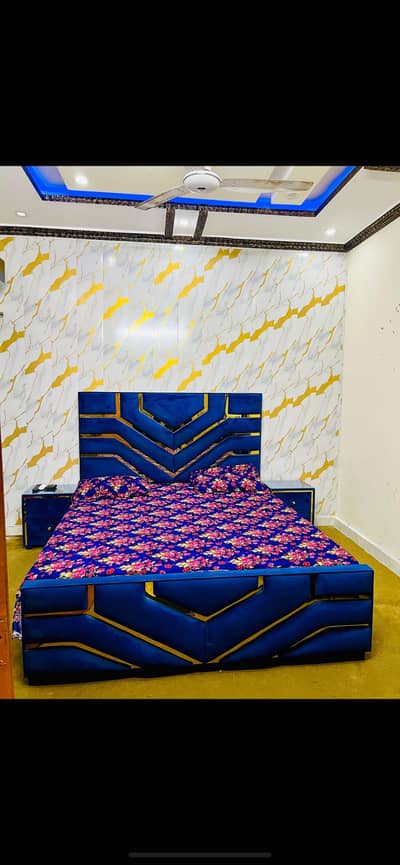 Bed set with dressing