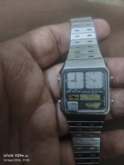 citizen ana digi watch vintage