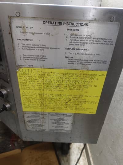 conver oven brand middle marshall codition 8/10