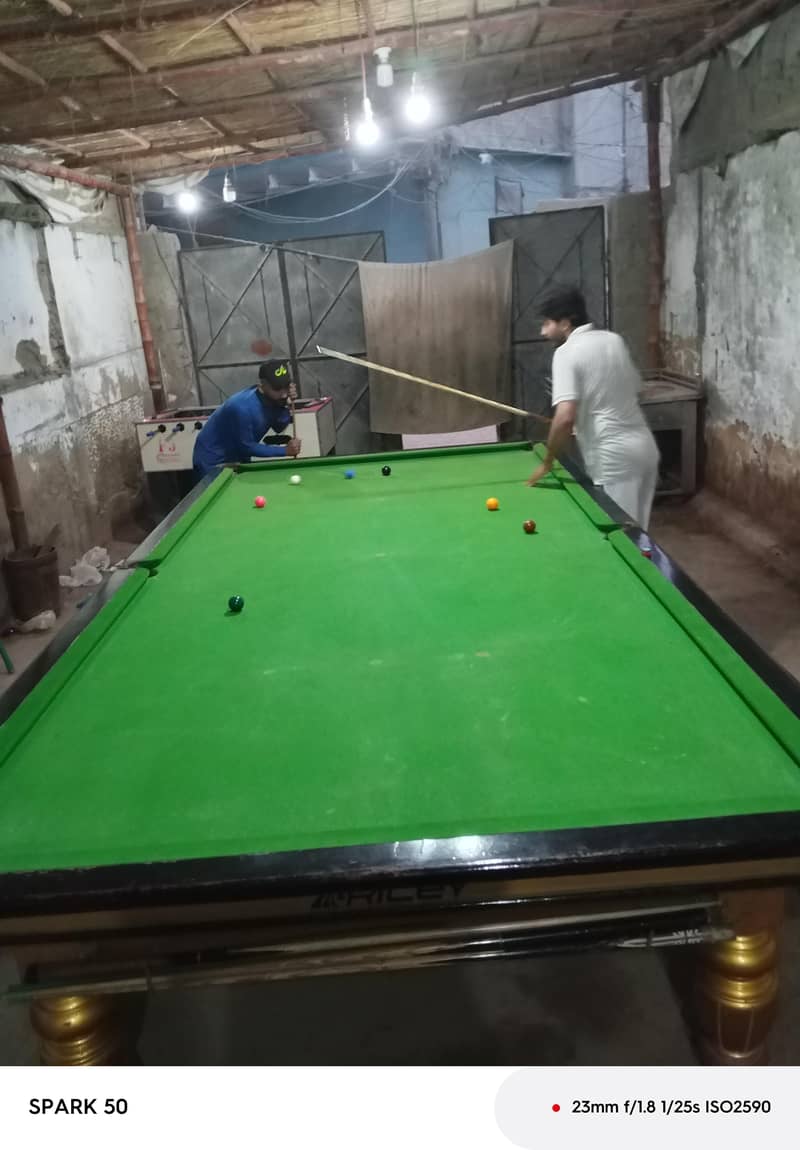 snookar table 2 5