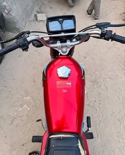 Honda CG 125 Red Model 2018