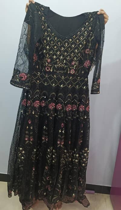 Embroidered Long Maxi