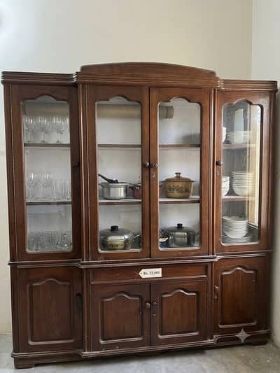 Wooden Sheesha Almari Showcase cabinet for sale