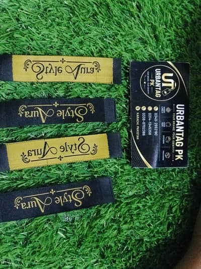 Custom Tag Cards, Woven Labels & Packaging Items